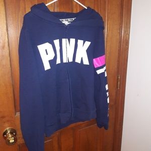 VS pink hoodie